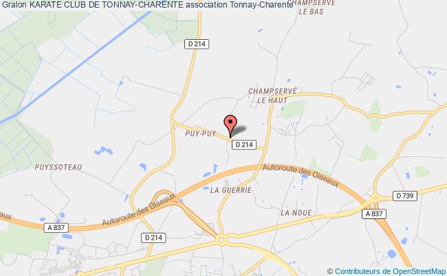 plan association Karate Club De Tonnay-charente Tonnay-Charente