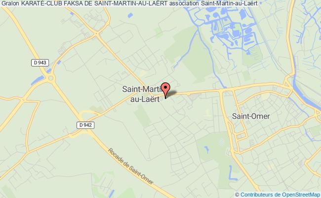 plan association KaratÉ-club Faksa De Saint-martin-au-laËrt Saint-Martin-au-Laërt