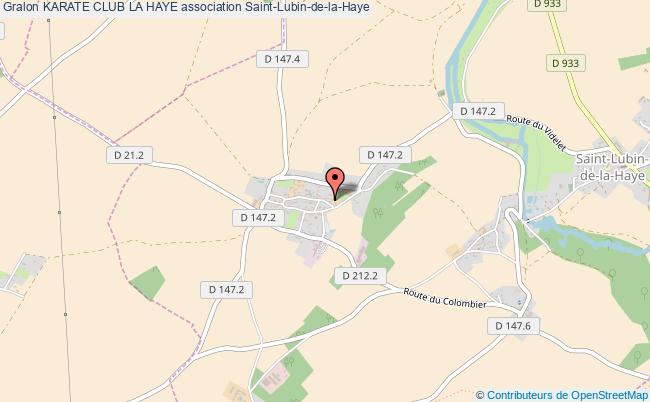 plan association Karate Club La Haye Saint-Lubin-de-la-Haye