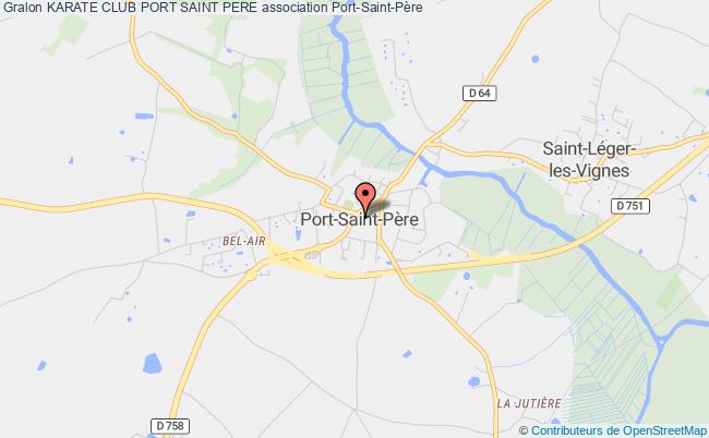 plan association Karate Club Port Saint Pere Port-Saint-Père