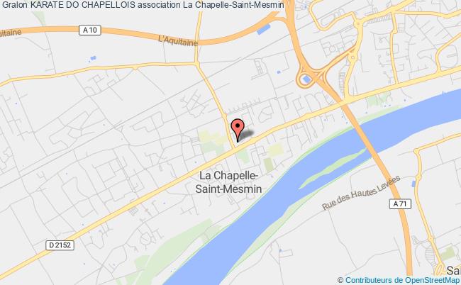 plan association Karate Do Chapellois Chapelle-Saint-Mesmin