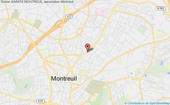 plan association Karate Montreuil Montreuil