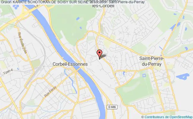 plan association Karate Schotokan De Soisy Sur Seine Saint-Pierre-du-Perray