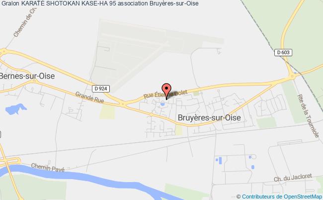 plan association KaratÉ Shotokan Kase-ha 95 Bruyères-sur-Oise