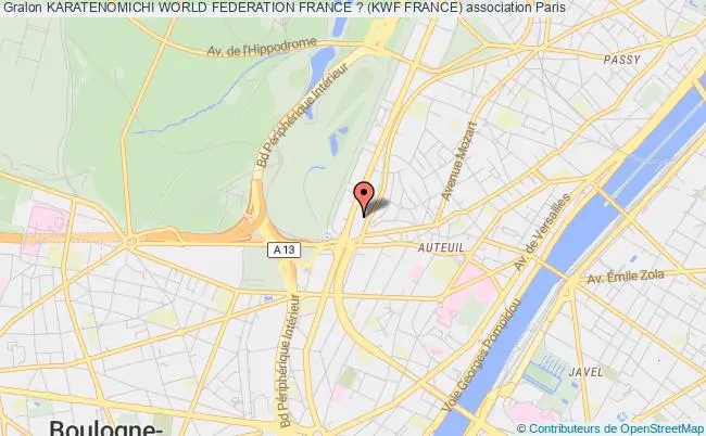plan association Karatenomichi World Federation France ? (kwf France) Paris