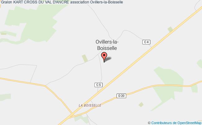 plan association Kart Cross Du Val D'ancre Ovillers-la-Boisselle