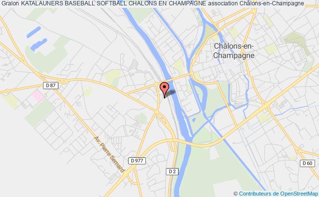 plan association Katalauners Baseball Softball Chalons En Champagne Châlons-en-Champagne