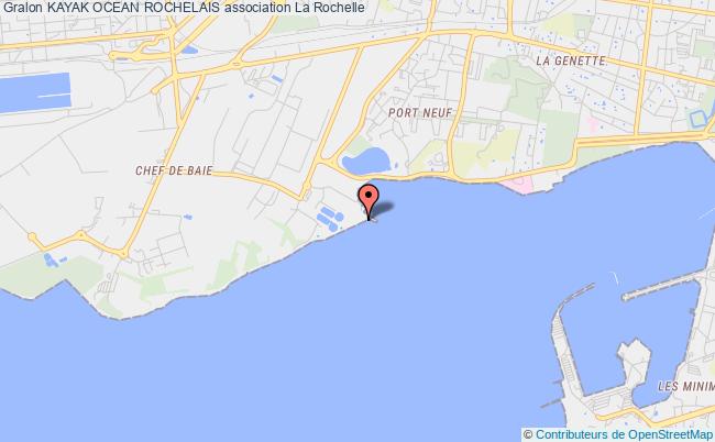 plan association Kayak Ocean Rochelais La Rochelle