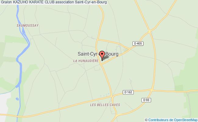 plan association Kazuho KaratÉ Club Saint-Cyr-en-Bourg