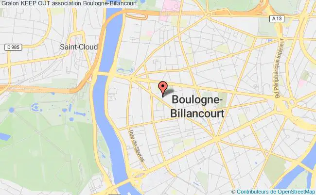 plan association Keep Out Boulogne-Billancourt