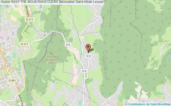 plan association Keep The Mountains Clean Saint-Alban-Leysse