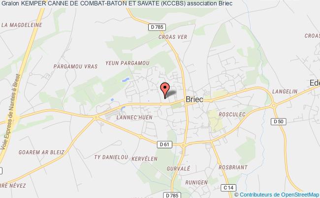 plan association Kemper Canne De Combat-baton Et Savate (kccbs) Briec