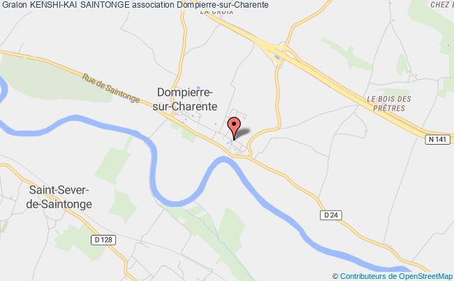 plan association Kenshi-kai Saintonge Dompierre-sur-Charente