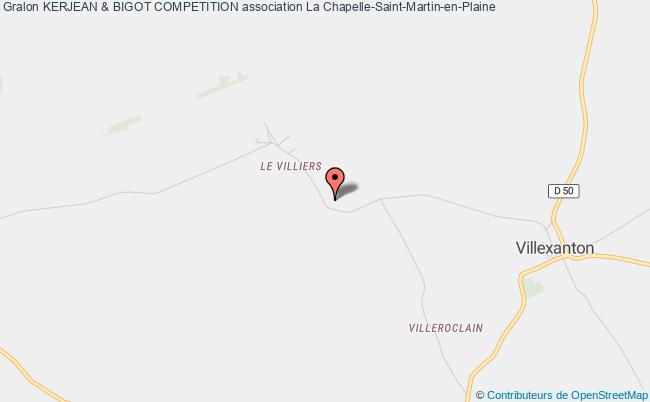 plan association Kerjean & Bigot Competition Chapelle-Saint-Martin-en-Plaine