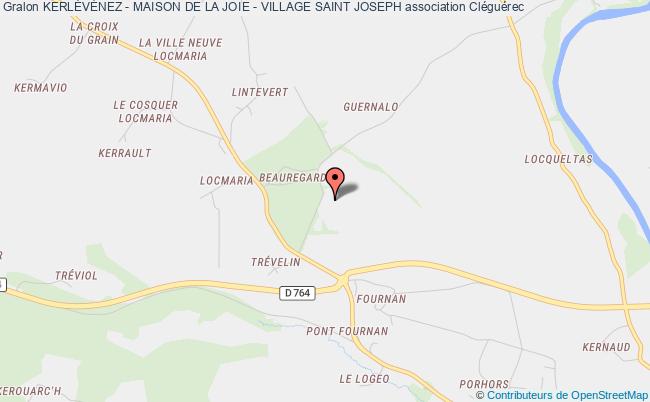 plan association KerlÉvÉnez - Maison De La Joie - Village Saint Joseph Cléguérec