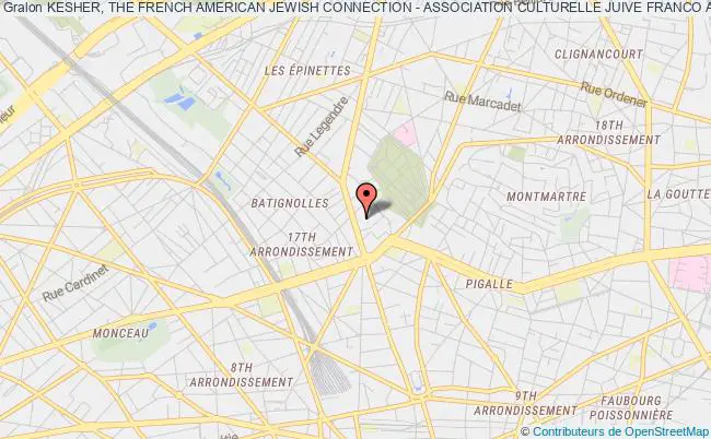 plan association Kesher, The French American Jewish Connection - Association Culturelle Juive Franco Americaine Paris