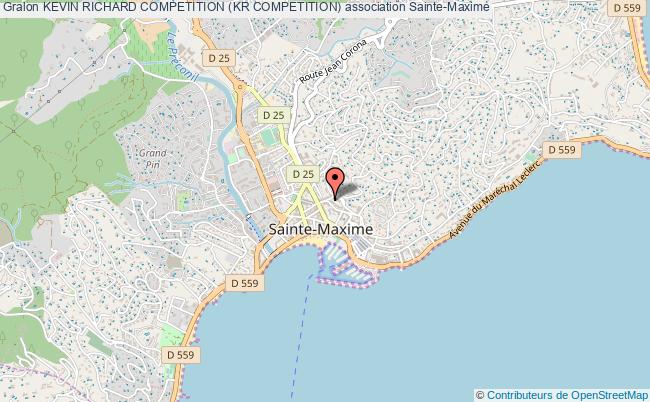 plan association Kevin Richard Competition (kr Competition) Sainte-Maxime