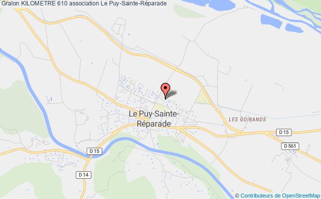 plan association Kilometre 610 Le    Puy-Sainte-Réparade