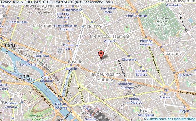 plan association Kimia Solidarites Et Partages (ksp) Paris