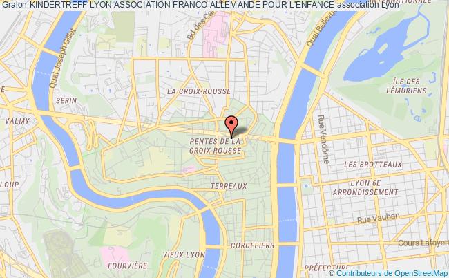 plan association Kindertreff Lyon Association Franco Allemande Pour L'enfance Lyon