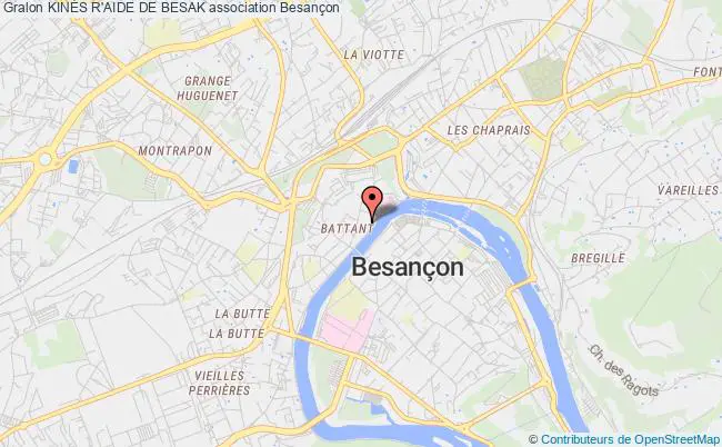 plan association KinÉs R'aide De Besak Besançon