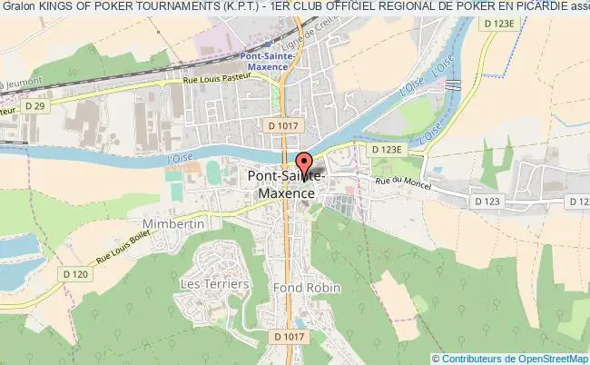 plan association Kings Of Poker Tournaments (k.p.t.) - 1er Club Officiel Regional De Poker En Picardie Pont-Sainte-Maxence