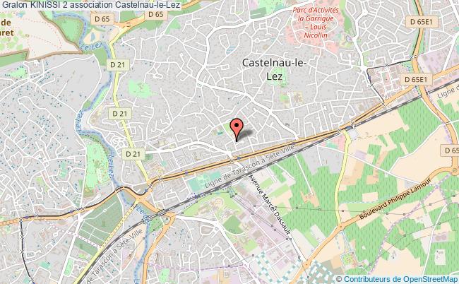 plan association Kinissi 2 Castelnau-le-Lez
