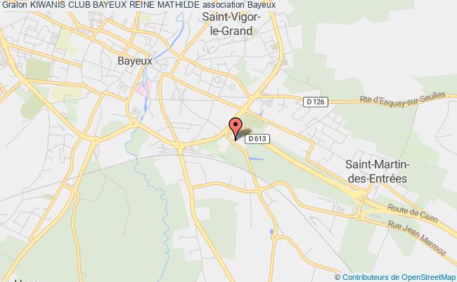 plan association Kiwanis Club Bayeux Reine Mathilde Bayeux