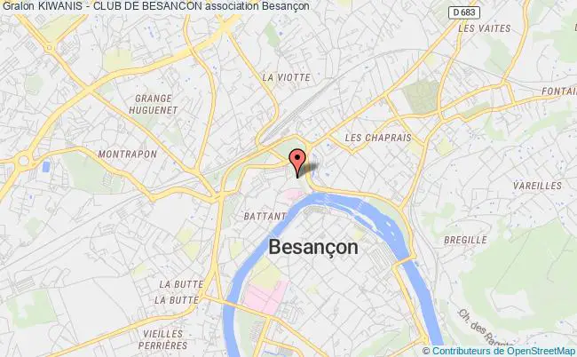 plan association Kiwanis - Club De Besancon Besançon