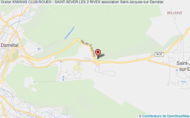 plan association Kiwanis Club Rouen - Saint-sever Les 2 Rives Saint-Jacques-sur-Darnétal