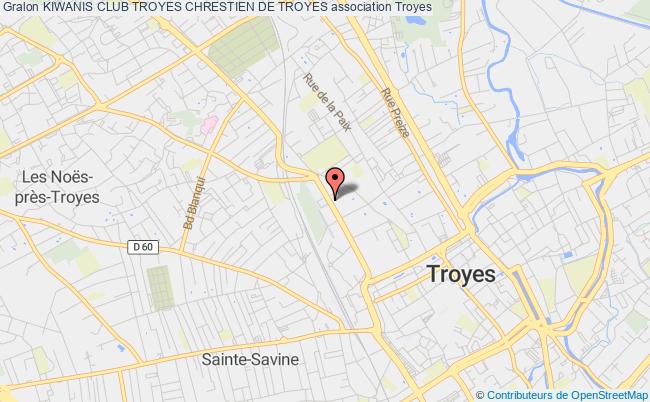 plan association Kiwanis Club Troyes Chrestien De Troyes Troyes