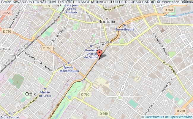plan association Kiwanis International District France Monaco Club De Roubaix Barbieux Roubaix