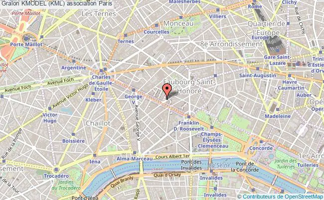 plan association Kmodel (kml) Paris 8e
