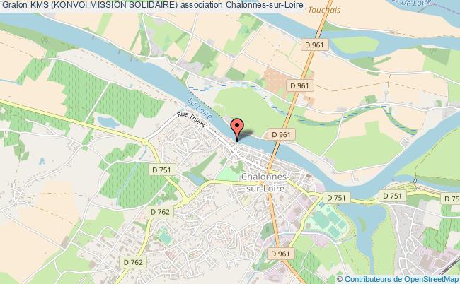 plan association Kms (konvoi Mission Solidaire) Chalonnes-sur-Loire