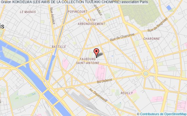 plan association Kokoelma (les Amis De La Collection Tuulikki Chompre) Paris
