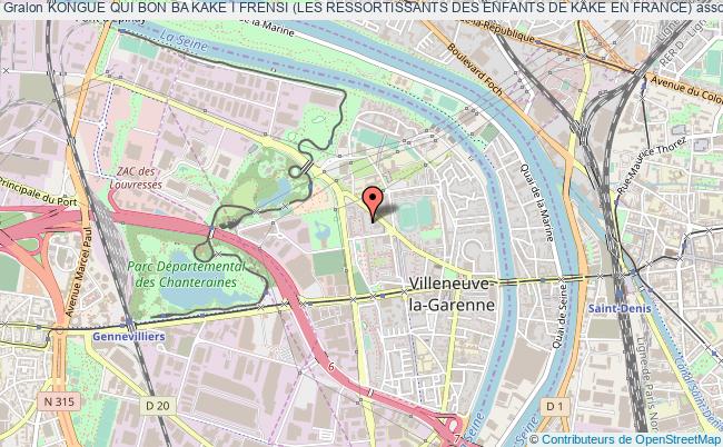 plan association Kongue Qui Bon Ba Kake I Frensi (les Ressortissants Des Enfants De Kake En France) Villeneuve-la-Garenne