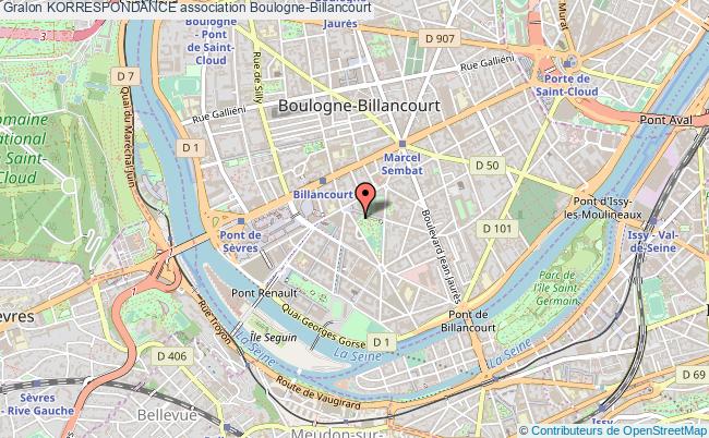 plan association Korrespondance Boulogne-Billancourt