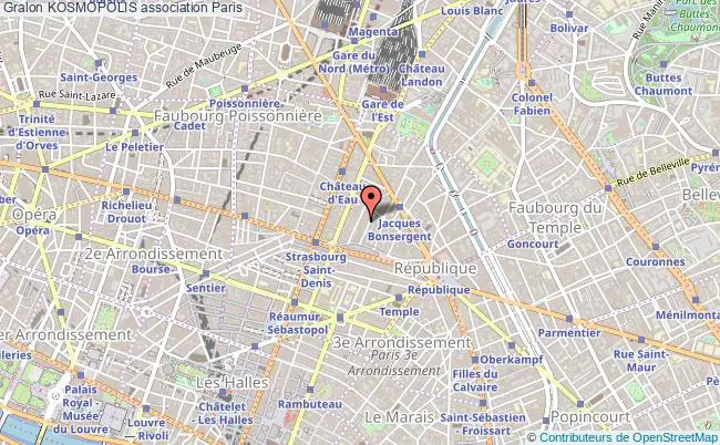 plan association Kosmopolis Paris