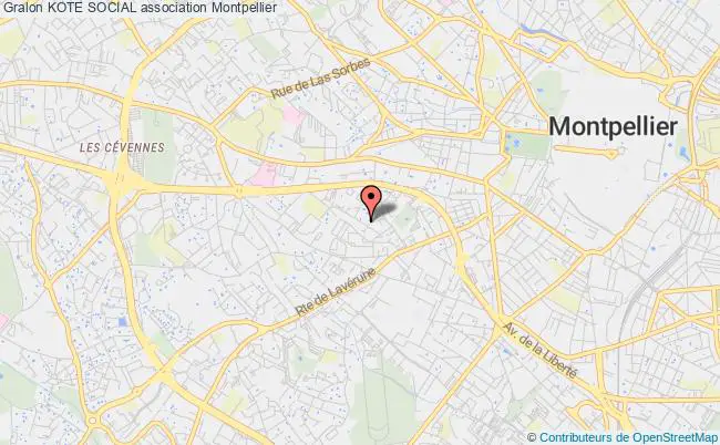 plan association Kote Social Montpellier