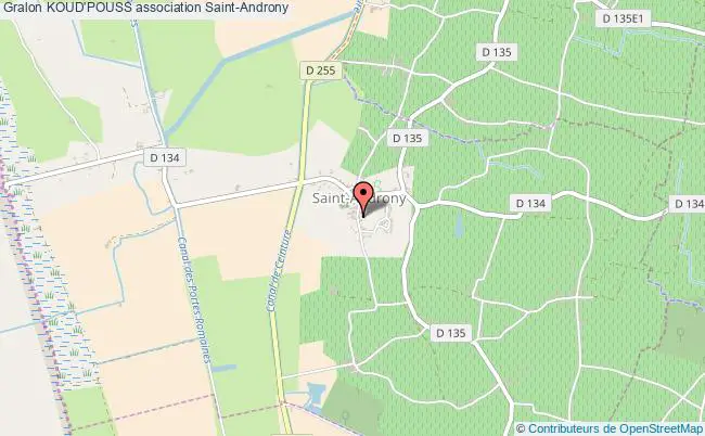 plan association Koud'pouss Saint-Androny