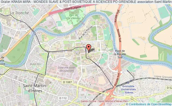 plan association Krasa Mira - Mondes Slave & Post-soviÉtique À Sciences Po Grenoble Saint-Martin-d'Hères