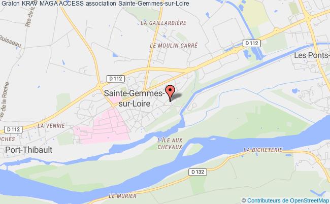 plan association Krav Maga Access Sainte-Gemmes-sur-Loire