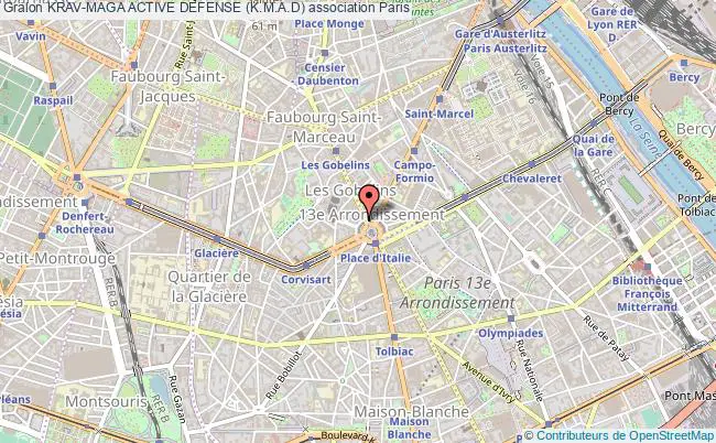 plan association Krav-maga Active Defense (k.m.a.d) Paris