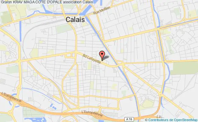 plan association Krav Maga Cote D'opale Calais