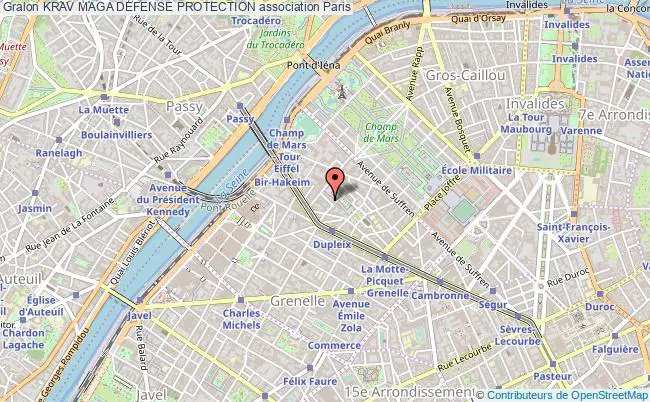 plan association Krav Maga Defense Protection Paris
