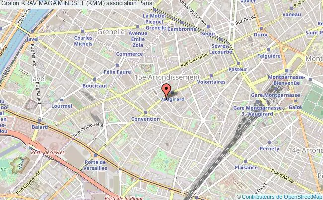 plan association Krav Maga Mindset (kmm) Paris