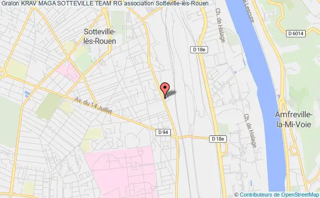 plan association Krav Maga Sotteville Team Rg Sotteville-lès-Rouen