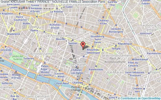 plan association Krousar Thmey France - Nouvelle Famille Paris 2e