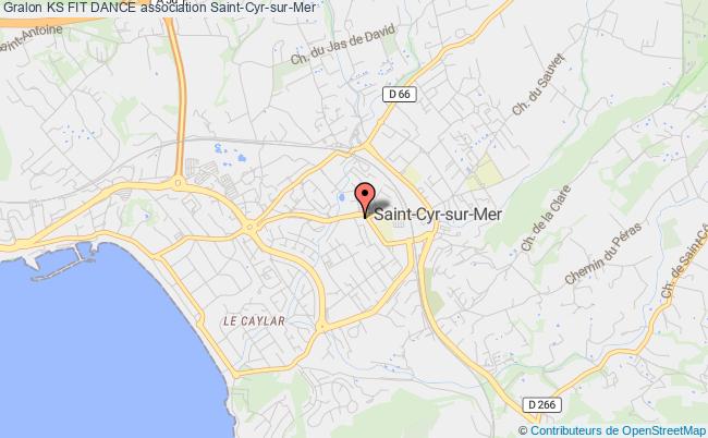 plan association Ks Fit Dance Saint-Cyr-sur-Mer