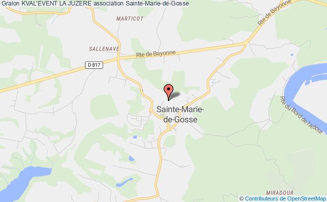 plan association Kval'event La Juzere Sainte-Marie-de-Gosse